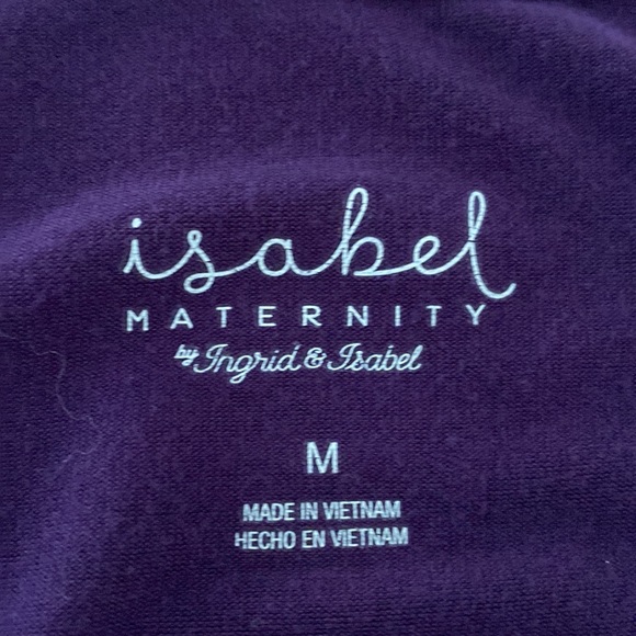 NWOT Isabel Maternity by Ingrid & Isabel M Purple Tank Top Maxi Dress - Picture 4 of 12
